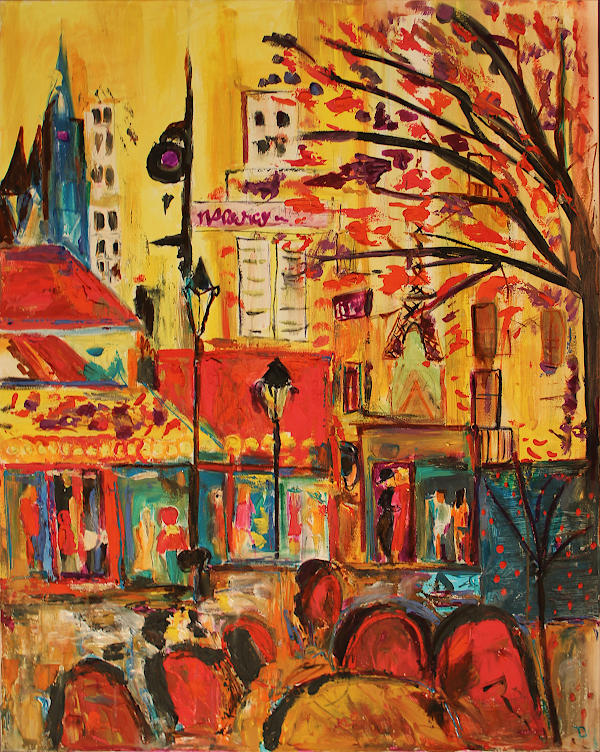 Bild: Café Chagall - Künstlerin Andrea Sander (Kunstmalerin)