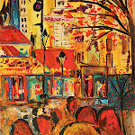 Bild: Café Chagall - Künstlerin Andrea Sander (Kunstmalerin)